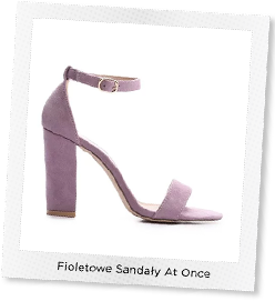 Fioletowe Sandały At Once