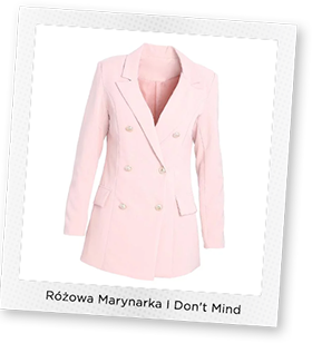 Różowa Marynarka I Don't Mind