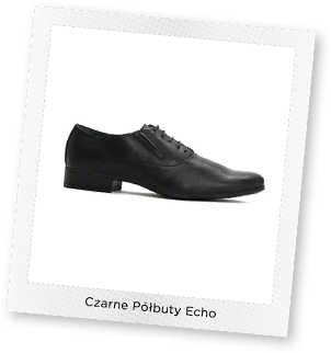 Czarne Półbuty Echo